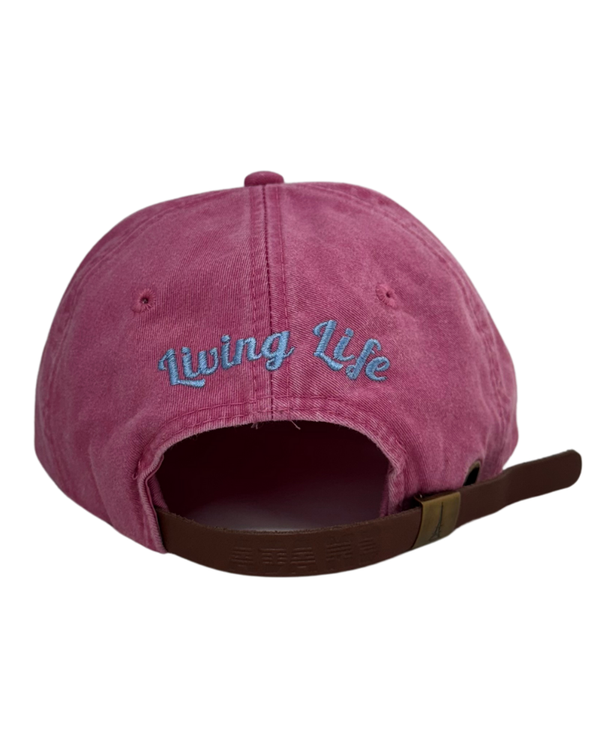 Blue on Faded Pink | Hat