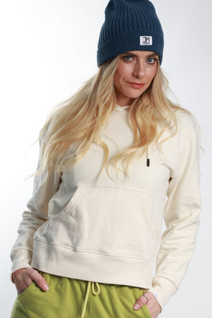 Pop Over Fleece Hoodie | Ladies Long Sleeve Top