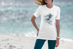 Surfer Girl Watercolor | Short Sleeve