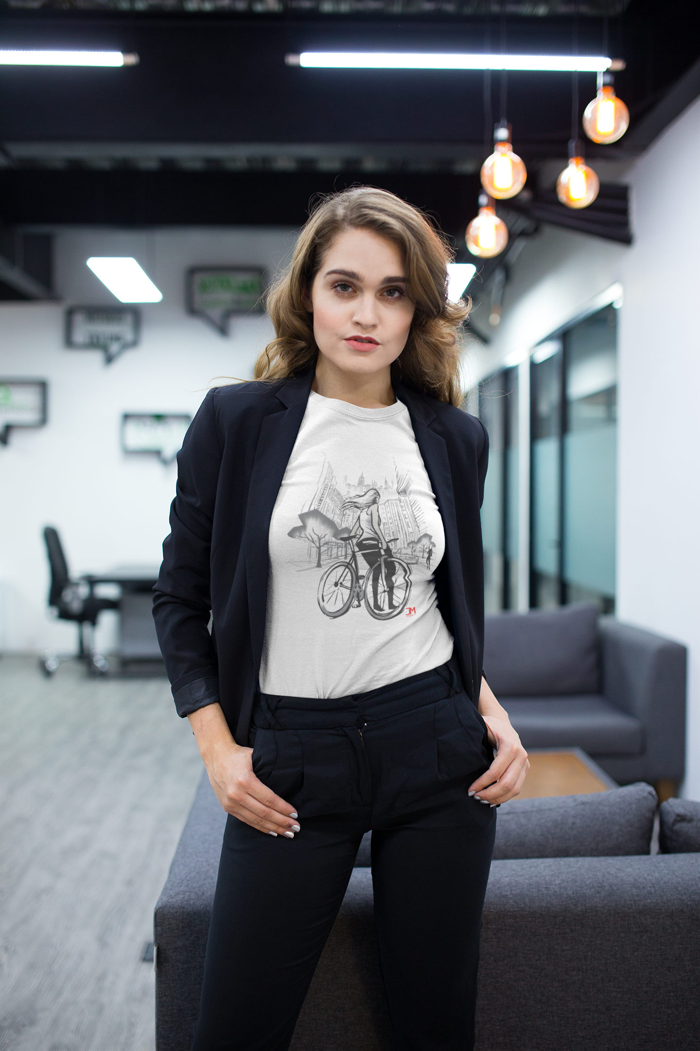 beautiful-woman-wearing-a-t-shirt-mockup-and-a-jacket-while-at-the-office-a20529.png